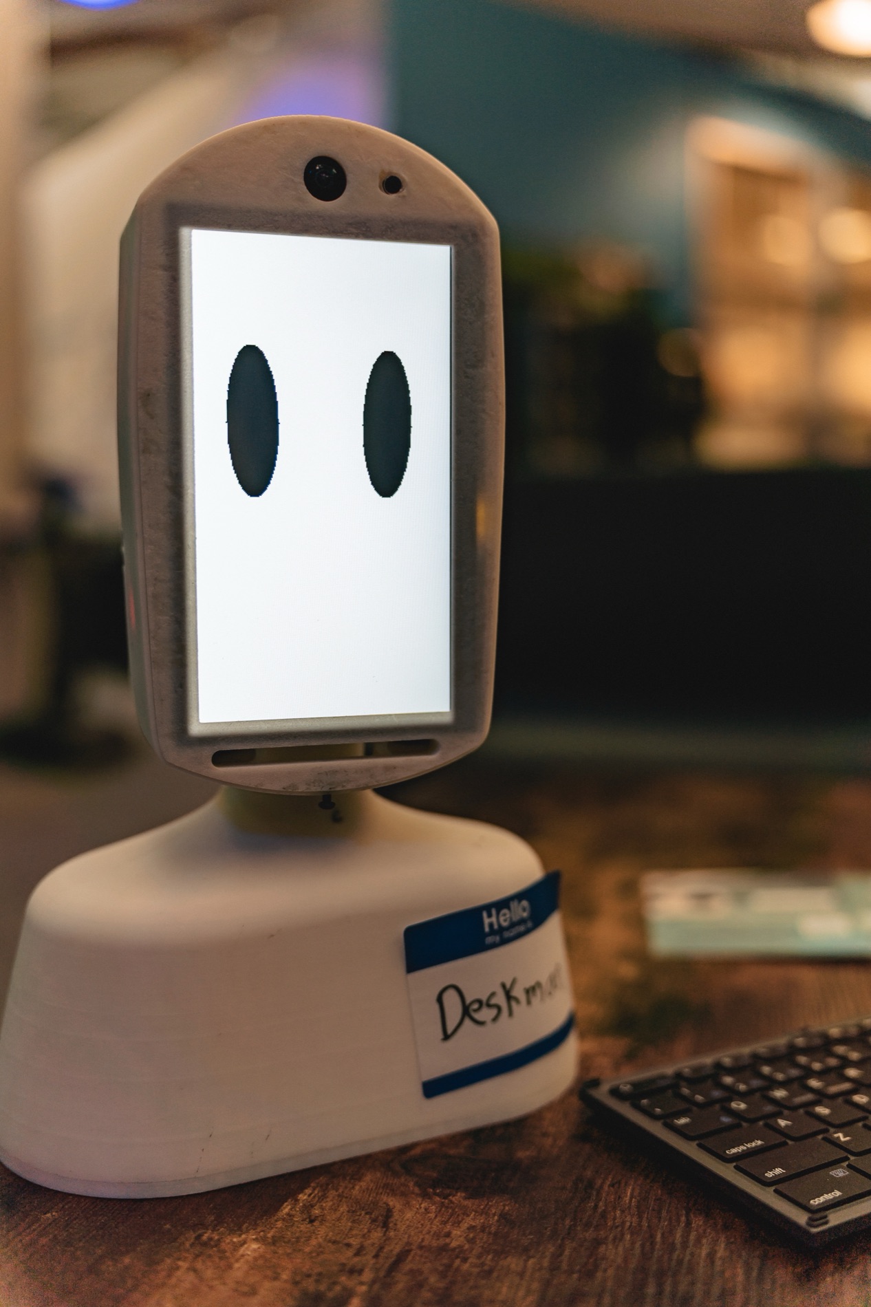 Deskman close-up on a desk